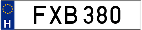 Truck License Plate